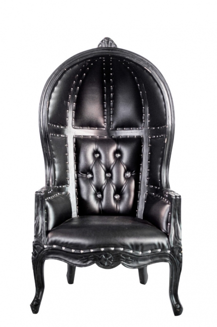 Black Dome Chair