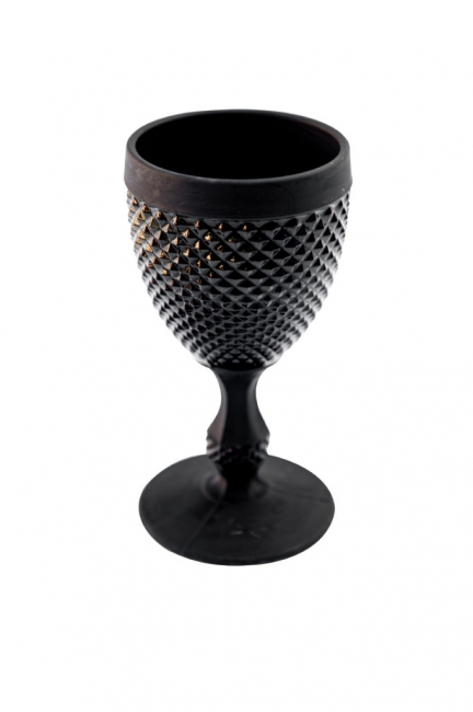 Black Wine Goblet