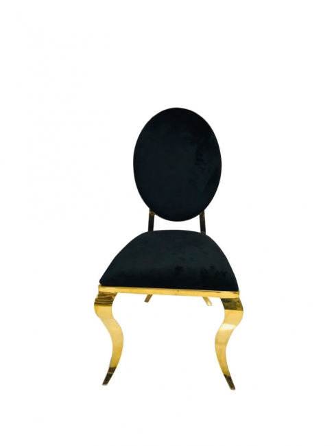 Black and Gold Tiffany Chair