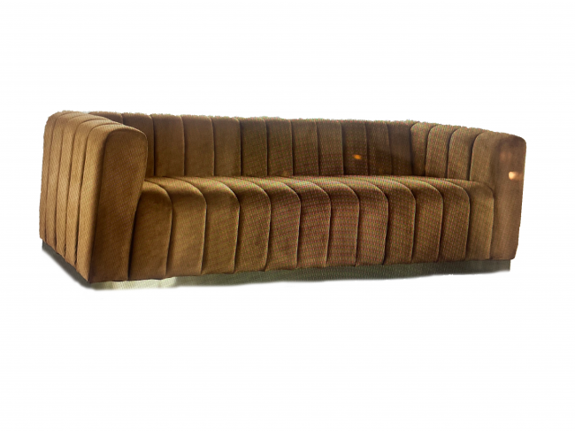 Paris Brown Sofa 