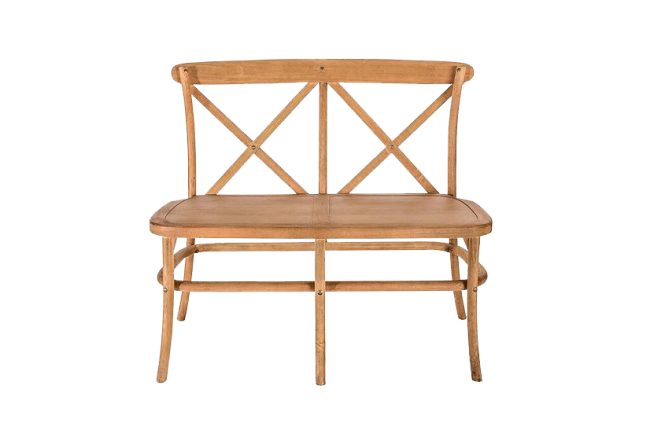 Double Rustic Crossback Chair