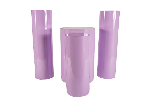 Lavender Pedestals