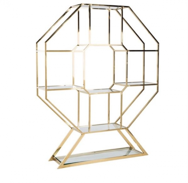 Octagon Gold Shelf