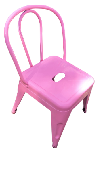 Pink Metal Chair