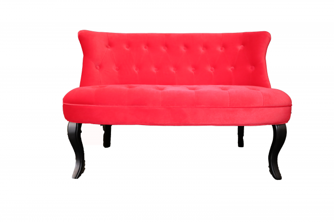 Raspberry Short Sofa
