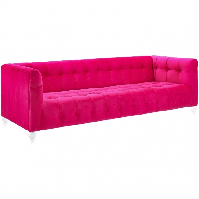 Hot Pink Sofa 
