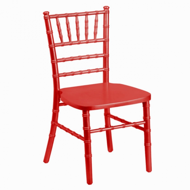 Red Kid Chiavari Chair