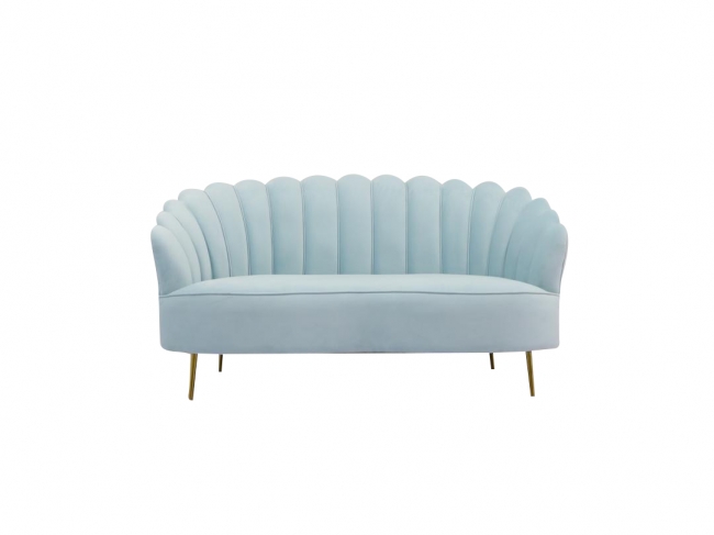 Shell Sofa – Baby Blue