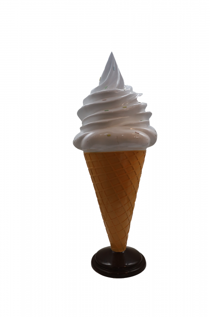 Swirl Ice Cream Cone with Sprinkles 