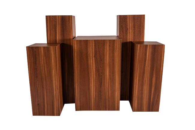 Wood Pedestals